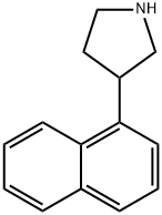 3-(萘-1-基)吡咯烷 结构式