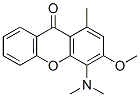 4-(Dimethylamino)methyl-3-methoxy-9H-xanthen-9-one 结构式