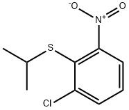 Benzene, 1-chloro-2-[(1-methylethyl)thio]-3-nitro- 结构式