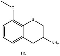 8-甲氧基硫代色满-3-胺盐酸盐 结构式