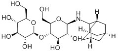 4-O-beta-D-Glucopyranosyl-N-tricyclo(3.3.1.1(sup 3,7))dec-2-ylbeta-D-g lucopyranosylamine 结构式