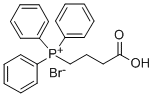 (3-丙羧基)三苯基溴化膦 结构式