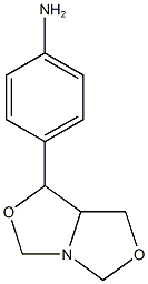 [4-(二氢-1H-[1,3]恶唑并[3,4-C][1,3]恶唑-1-基)苯基]胺 结构式