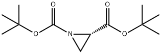 (S)-氮丙啶-1,2-二羧酸二叔丁酯 结构式