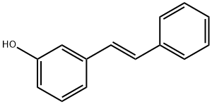 3-[(E)-2-PHENYLETHENYL]PHENOL 结构式