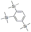 [2,5-Bis(trimethylsilyl)phenyl](trimethyl)silane 结构式