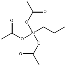 丙基三乙酰氧基硅烷 结构式