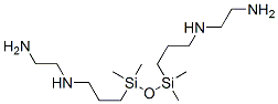 N,N''-[(1,1,3,3-tetramethyldisiloxane-1,3-diyl)dipropane-3,1-diyl]bis(ethylenediamine) 结构式