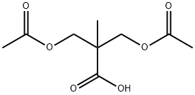 2,2-BIS-(ACETOXYMETHYL)PROPIONIC ACID 结构式