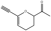 Ethanone,1-(6-ethynyl-3,4-dihydro-2H-pyran-2-yl)- 结构式