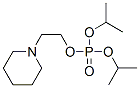 Phosphoric acid diisopropyl 2-piperidinoethyl ester 结构式