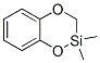 2,2-Dimethyl-2,3-dihydro-1,4,2-benzodioxasilin 结构式