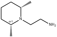 2-(2,6-二甲基-1-哌啶基)乙胺 结构式