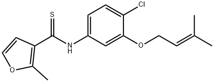 N-[4-chloro-3-(3-methylbut-2-enoxy)phenyl]-2-methyl-furan-3-carbothioamide