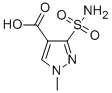 1-methyl-3-sulfamoyl-pyrazole-4-carboxylic acid 结构式