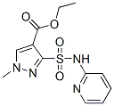 ethyl 1-methyl-3-(pyridin-2-ylsulfamoyl)pyrazole-4-carboxylate 结构式
