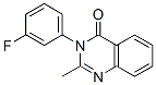 3-(3-Fluorophenyl)-2-methylquinazolin-4(3H)-one 结构式