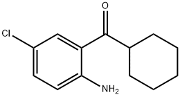 2-氨基-5-氯苯基环己甲酮 结构式