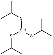 三(异丙基硫代)硅烷 结构式