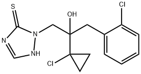 丙硫菌唑 结构式
