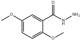 2,5-二甲氧基苯酰肼 结构式