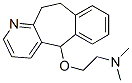5-[2-(Dimethylamino)ethoxy]-10,11-dihydro-5H-benzo[4,5]cyclohepta[1,2-b]pyridine 结构式