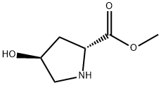 (4S)-4-羟基-D-脯氨酸甲酯 结构式