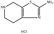 4,5,6,7-四氢噻唑[5,4-C]吡啶-2-氨二盐酸盐 结构式