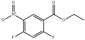 ethyl 2,4-difluoro-5-nitrobenzoate 结构式