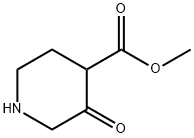 3-氧杂-4-哌啶甲酸乙酯 结构式