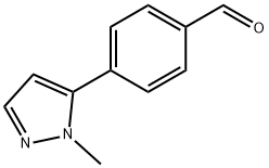 4-(1-甲基-1H-吡唑-5-基)苯甲醛 结构式