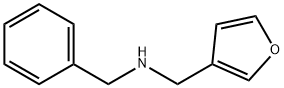 N-(3-呋喃基甲基)苄胺 结构式
