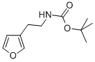 N-BOC-2-(3-呋喃基)乙胺 结构式