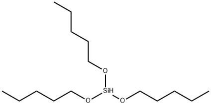 tris(pentyloxy)silane  结构式