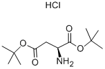L-天门冬氨酸二叔丁酯盐酸盐 结构式