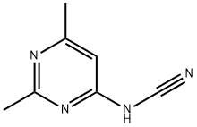 Cyanamide, (2,6-dimethyl-4-pyrimidinyl)- (9CI) 结构式