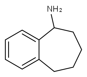 5-氨基-6,7,8,9-四氢-5H-苯并[7]轮烯 结构式
