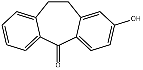 2-羟基-10,11-二氢-5H-二苯并[A,D] [7]环五酮 结构式