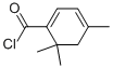 1,3-Cyclohexadiene-1-carbonyl chloride, 4,6,6-trimethyl- (9CI) 结构式