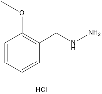 2-甲氧基苄基肼盐酸盐 结构式