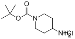 4-氨基-1-叔丁氧羰基哌啶盐酸盐 结构式