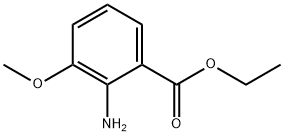 Benzoic acid, 2-amino-3-methoxy-, ethyl ester (9CI) 结构式