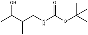 Carbamic acid, (3-hydroxy-2-methylbutyl)-, 1,1-dimethylethyl ester (9CI) 结构式