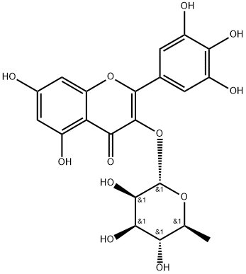 杨梅苷 结构式