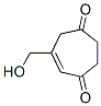 5-Cycloheptene-1,4-dione, 6-(hydroxymethyl)- (9CI) 结构式