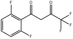 1-(2,6-difluorophenyl)-4,4,4-trifluorobutane-1,3-dione 结构式