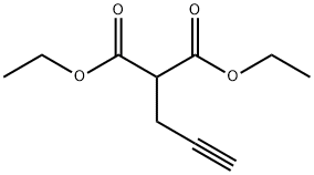 炔丙基丙二酸二乙酯 结构式
