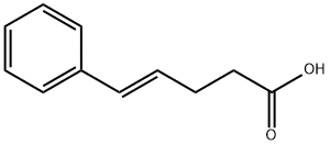 (E)-5苯基-4-戊烯酸 结构式