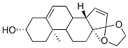 (3S,10R,13S,14S)-10,13-DIMETHYL-1,2,3,4,7,8,9,10,11,12,13,14-DODECAHYDROSPIRO[CYCLOPENTA[A]PHENANTHRENE-17,2'-[1,3]DIOXOLAN]-3-OL 结构式