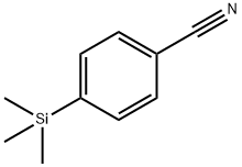 4-(三甲基甲硅烷基)苄腈 结构式